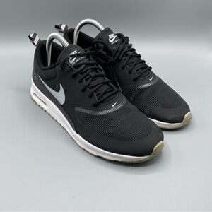 Nike Air Max Thea Sneaker Womens Black White Running Shoe